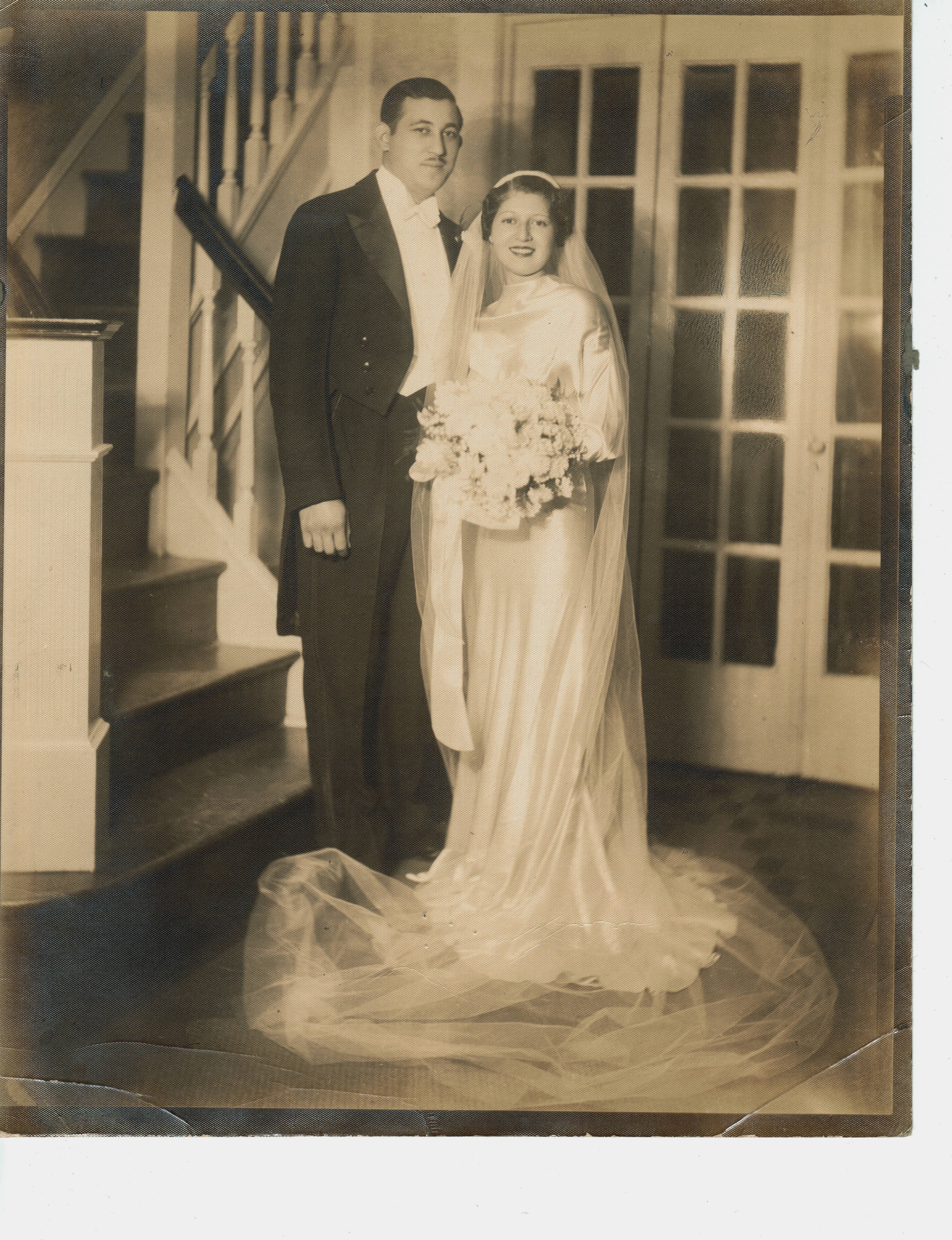 Selma-Frank at Their Wedding - 1935- age 23